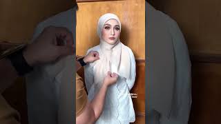 Cara Pakai Tudung Bawal Simple Terkini, Gaya Modern &amp; Sopan ✨ Hijab Tutorial Segiempat  #hijabstyle