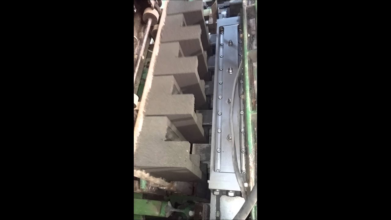 Columbia Model 50 making 8" Header Block - YouTube