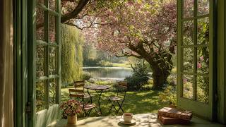Cozy Spring Vibes | This feels like a quiet morning in a garden coffee shop | Work Study Reading