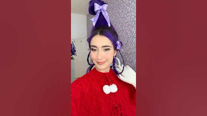 HICE EL PEINADO DE CINDY LIU DEL GRINCH😳💜 y fue muy difícil!!!
