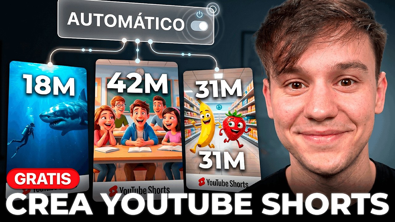 Cómo Crear YouTube Shorts AUTOMATIZADOS con IA GRATIS e ILIMITADO - YouTube
