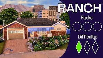 How To Build a RANCH SUBURBAN Like a Nerd - Base Game In-Depth Sims 4 Building Tutorial