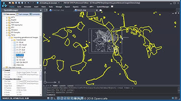Importing geo-referenced images (First preview - ZWCAD) -  Spatial Manager™ (SR)