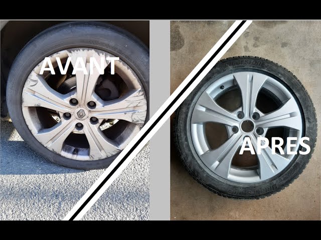 Reparation + raccord peinture loaclisé jante alu brossee bi tons 