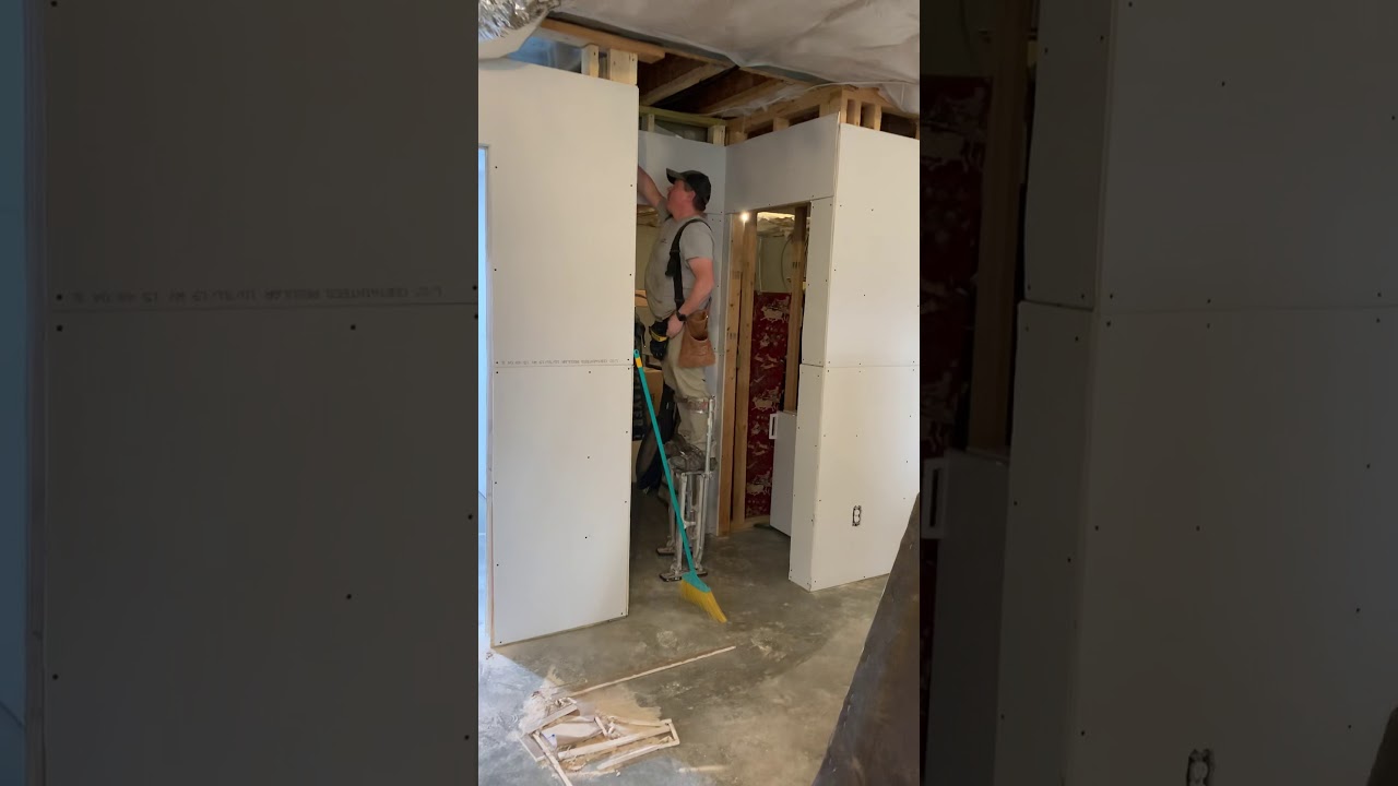 Old school Drywall work. YouTube