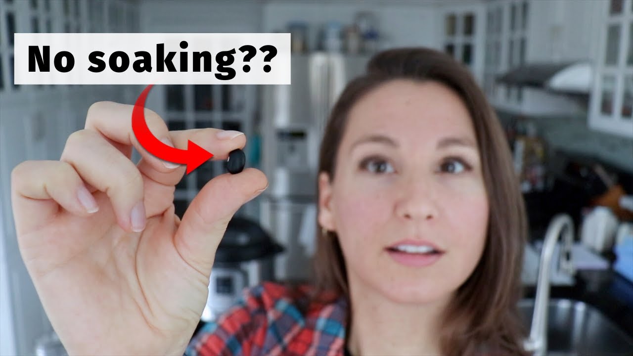 BLACK BEANS in the INSTANT POT! // How to Cook Black Beans in the