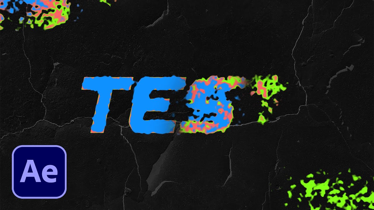 Create a sick liquid text effect in After Effects | Text animation ...