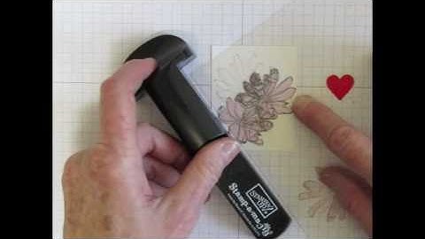 Cardmaking Techniques:  Masking and 2 Step Stamping