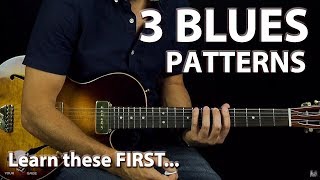Video thumbnail of "Learn These 3 Blues Patterns First, Here's Why..."