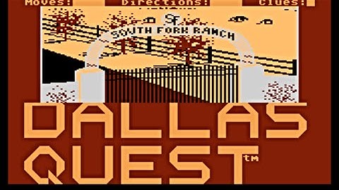 Dallas Quest Atari 800 Longplay
