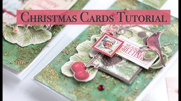 BoBunny Christmas Cards with Elena