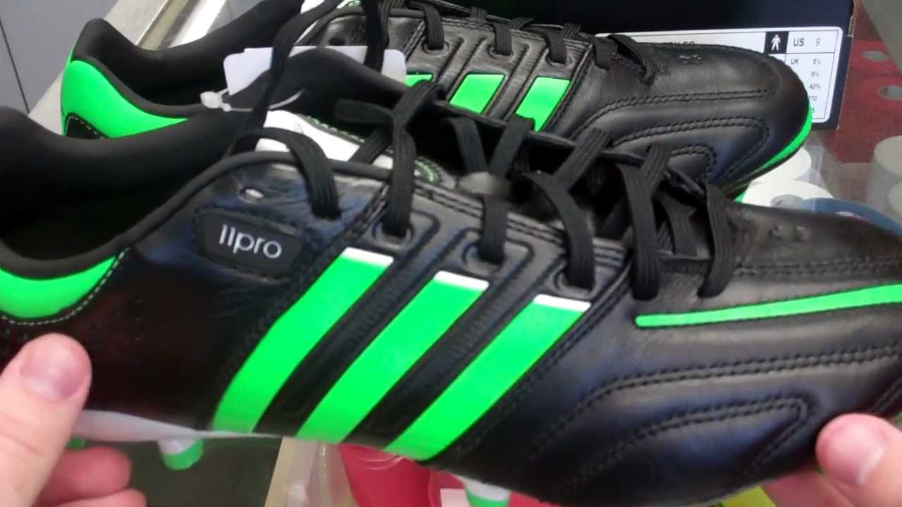 adidas 11 pro black green