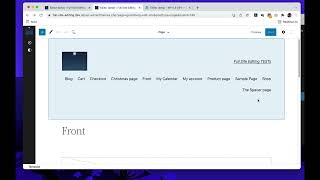 Looking closer av Navigation block possibilities in Gutenberg.