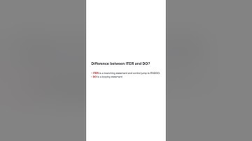 Difference between ITER and DO in RPGLE AS400