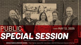 HCCS Special Session - May 12, 2025