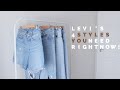 4 LEVI'S STYLES YOU NEED RIGHT NOW!! HIGH LOOSE, RIBCAGE, 501 CROP & MID THIGH