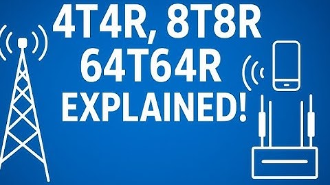 Multiple Input Multiple Output (MIMO)-2T2R, 4T4R, 2T4R, 8T8R, 32T32R, and 64T64R Configurations