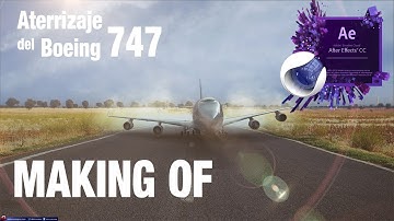 Making of animación aterrizaje B747 by @ildefonsosegura