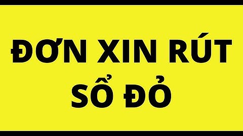 Mẫu đơn xin đính chính Sổ đỏ