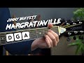 Margaritaville Guitar Lesson Tutorial - 3 chord songs on guitar (D G A)