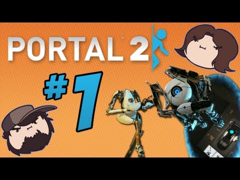 Portal 2: Orange and Blue - PART 1 - Game Grumps