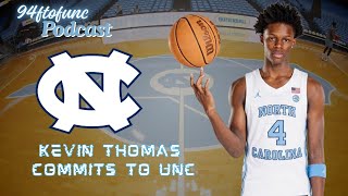 Kevin Thomas Commits To UNC Profile