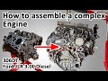 How to Assemble a Ford JLR 3.0L SDV6 Diesel Engine - Start to Finish