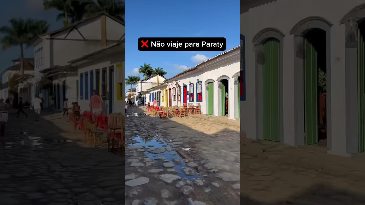NÃO VIAJE para Paraty #paraty #rj #riodejaneiro #turismo #viagem #rio #viajarbarato #travel