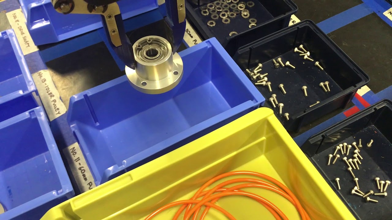 Mechatronic parts kitting using Robotic Materials' Smart Hand YouTube