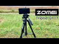 How to Use Tripod for Mobile Stand | Zomei Q111 Professional Travel Portable Aluminum Tripod