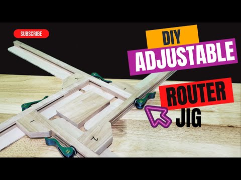 Make an Ajdustable Router Jig for Squares