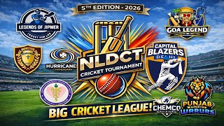 🔴 LIVE: LEGENDS OF JIPMER VS CAPITAL BLAZERS DELHI || CAP GROUND 3, PONDICHERRY