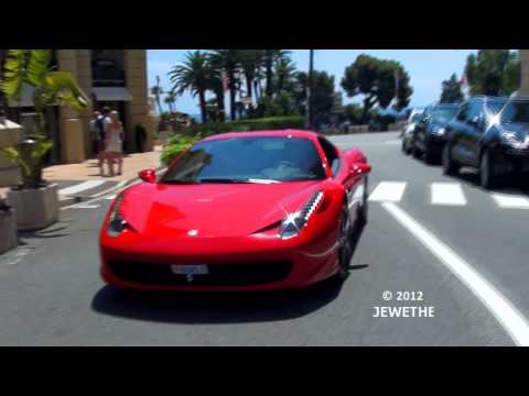 Chicks Driving A Ferrari 458 Italia In Monaco! Lovely Sounds! (1080p Full HD)