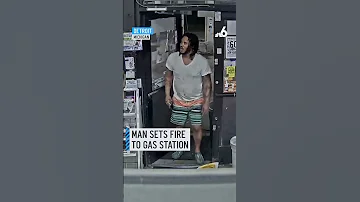 Man Sets Fire To Detroit Gas Station With Blowtorch Caughtoncamera 