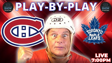Montreal Canadiens vs Toronto Maple Leafs LIVE | Play-by-Play & Reaction