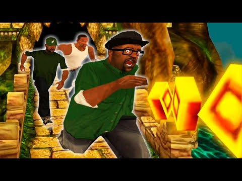 GTA SA en TEMPLE RUN 02 (ANIMACIÓN LOQUENDO)