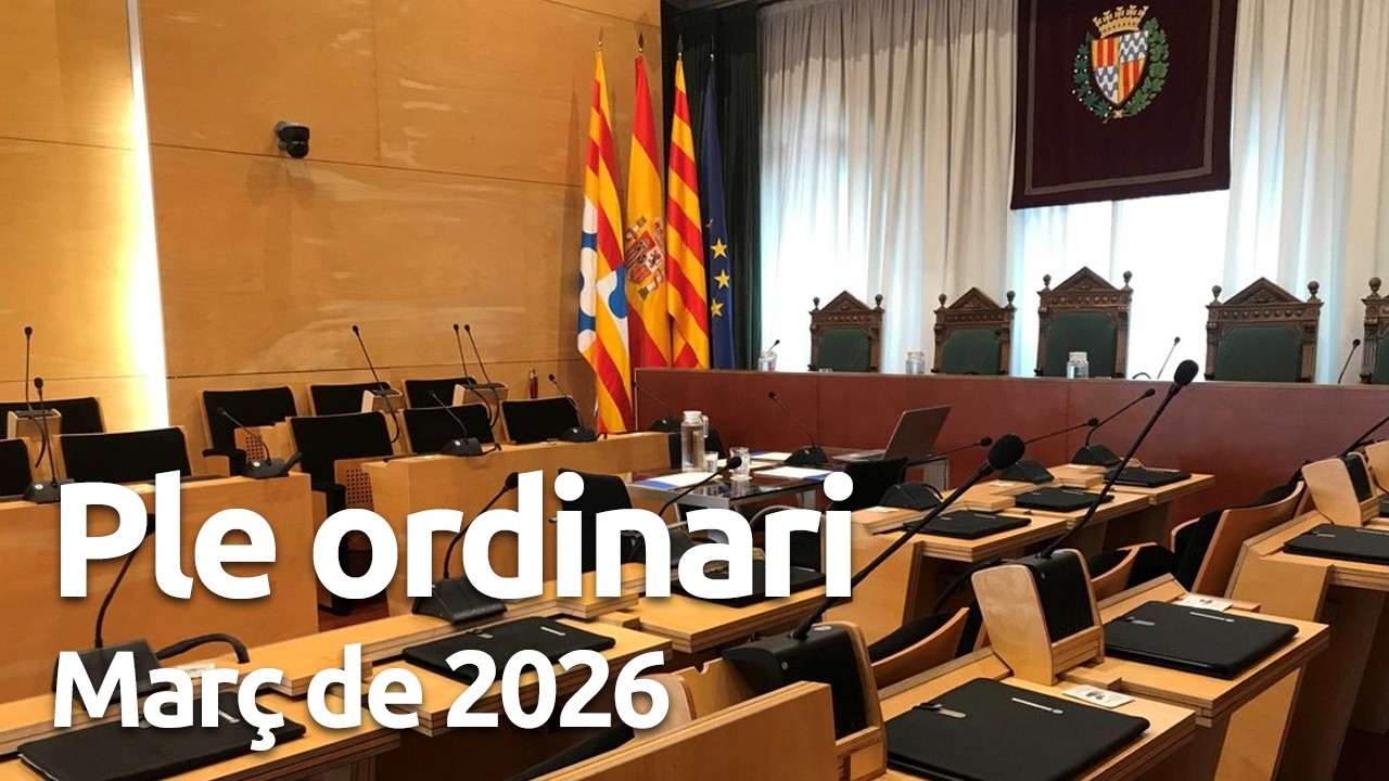 Ple ordinari Ajuntament de Badalona | Març 2026