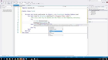 How To Make A Virus With Visual Basic