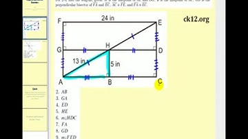 Bisector and Midpoint Exercises   Example 1