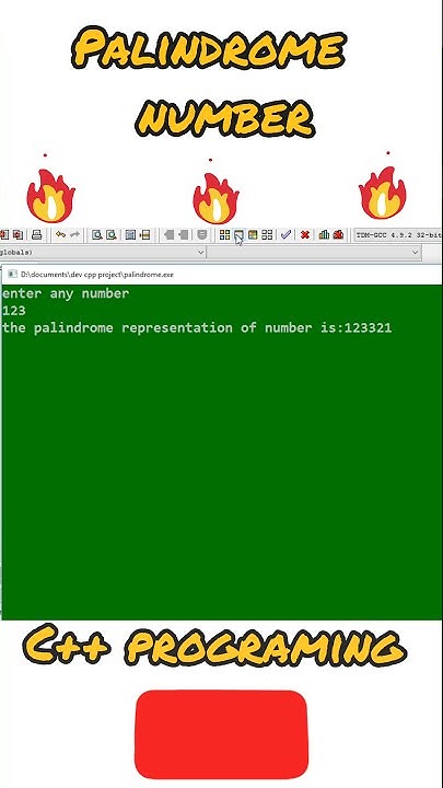 palindrome number|| program to create a palindrome number in c++|| # ...