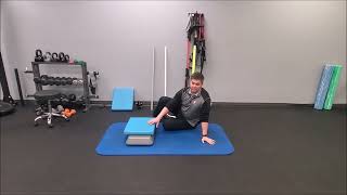 Knee Elevated Side Plank with March