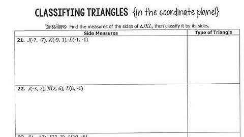 11/3 & 11/4 Notes 4.1 Classifying Triangles Day 2 part 1