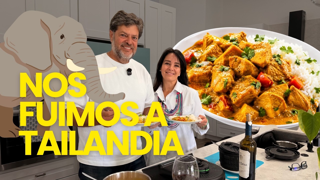 🌎 VIAJAMOS A TAILANDIA sin salir de casa 🇹🇭🍛 | Pollo al Curry