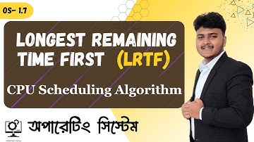 (LRTF) Longest Remaining Time First CPU Scheduling Algorithm With Example | Operating System, OS-1.7