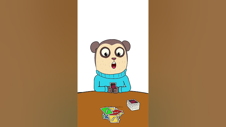 That one kid 😂😈 Playing Uno with brother (Animation meme)