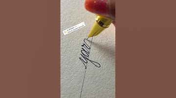 How to connect “y,a,r,d,u,s,a”🤔✍️#calligraphy #lettering #handwriting #cursive #reels #shorts