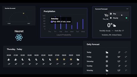 Weather Application Demo | React JS, Tailwind & Express