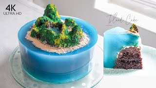 Island Jello Cake ASMR | Cookntell