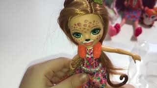 Unboxing Enchantimals Cherish Cheetah Doll Playing With Friends Felicity Fox And Bree Bunny