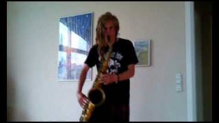 here is my fusion jazz improvisation on the sax by brakkemand